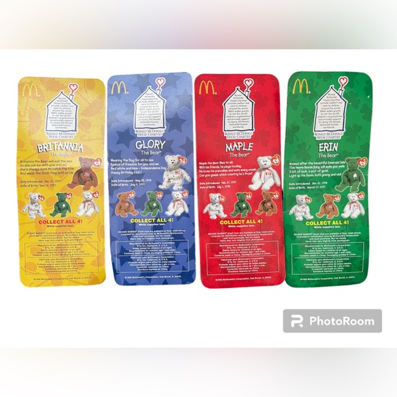 McDonald's Beanie Babies All Four Complete Set. - Picture 2 of 7